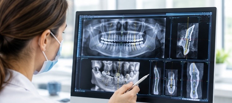 CBCT-vizsgálat a fogászati implantátum beültetésének megtervezéséhez